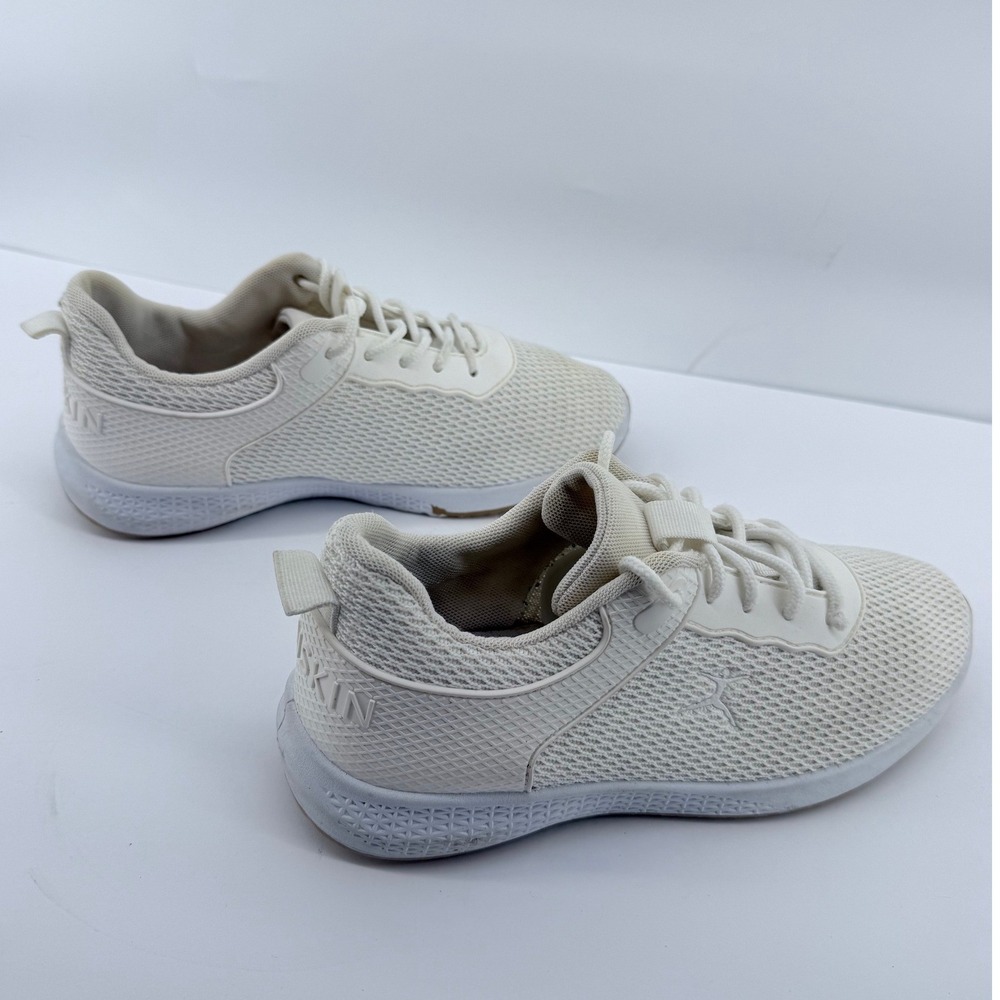 Danskin Praise Sneakers Women 7.5 Cream Vegan Mesh Lace Up Athletic Shoes Gym - Picture 7 of 12